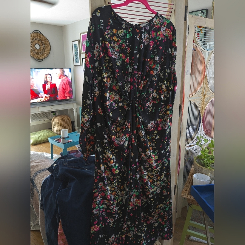 H&M long sleeve maxi dress size XXL